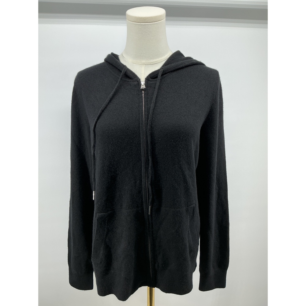 Mongolian Cashmere Full-Zip Hoodie
